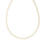 Collier or 750 jaune perles de culture du Japon