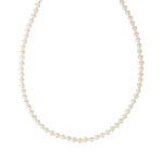 Collier or 750 jaune perles de culture de Chine