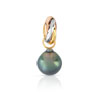 Pendentif 3 ors 750 perle de culture de Tahiti