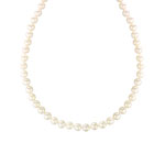 Collier or 750 jaune perles de culture de Chine
