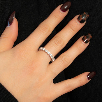 Bague argent 925 et zirconias