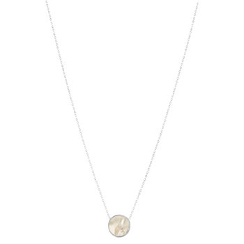 Collier argent 925 nacres étoile 45cm