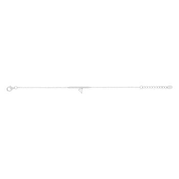 Bracelet argent 925 et zirconias 19cm