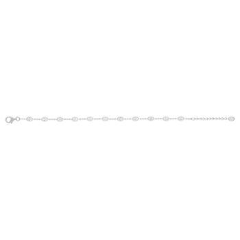 Bracelet argent 925 et zirconias 19cm