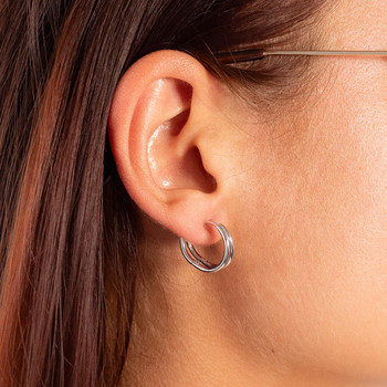 925 silver hoop earrings