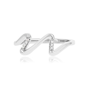 Bague argent 925 et zirconias