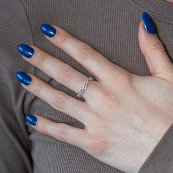 Bague argent 925 et zirconias