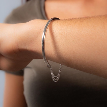 925 silver bangle 17cm