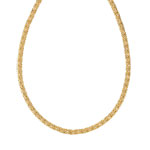Collier or 750 jaune maille royale