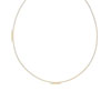 Collier maille oméga or 750 jaune 45 cm