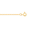 Chaîne maille forçat or 750 jaune 50 cm