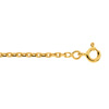 Chaîne maille forçat or 750 jaune 45 cm