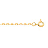 Chaîne maille forçat or 750 jaune 50 cm