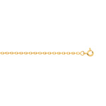 Cha�ne maille for�at or jaune 50 cm