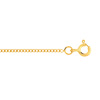 Chaîne maille gourmette or 750 jaune 40 cm