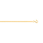 Cha�ne maille gourmette or jaune 50 cm