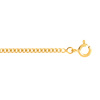 Chaîne maille gourmette or 750 jaune 45 cm