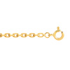 Chaîne maille forçat or 750 jaune 45 cm