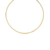 Collier maille oméga or 750 2 tons 45 cm