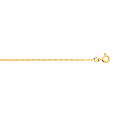 Chaîne maille marine or 750 jaune 45 cm