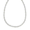 Collier acier et or 750