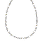 Collier acier et or 750