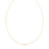 Collier maille oméga or 750 jaune 42 cm