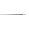 Chaîne maille singapour torsadée or 750 blanc 42 cm