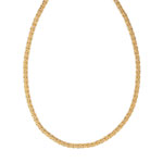 Collier or 750 jaune maille royale