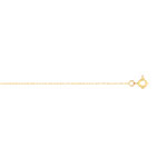 Chaine maille for�at or jaune 40 cm