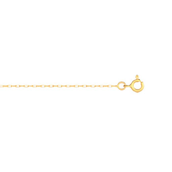 Chaîne or 750 jaune maille forçat 40 cm