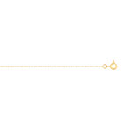 Chaine maille for�at or jaune 45 cm
