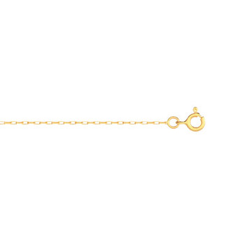 Chaîne or 750 jaune maille forçat 50 cm