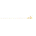 Chaine maille for�at or jaune 45 cm