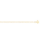 Chaine maille for�at or jaune 40 cm