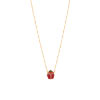Collier or 750 jaune émail