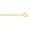 Chaîne maille forçat or 750 jaune 45 cm