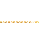 Cha�ne maille for�at or jaune 45 cm