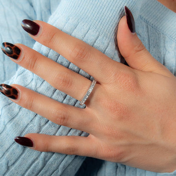 Bague argent 925 et zirconias