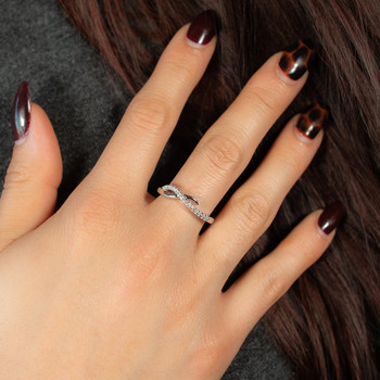 Bague argent 925 et zirconias