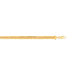 Bracelet or 750 jaune maille anglaise