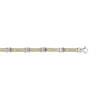 Bracelet acier et or 750