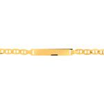 Gourmette or 750 jaune personnalisable