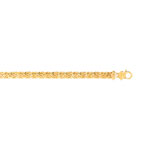 Bracelet or 750 jaune maille royale