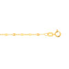 Chaine de cheville or 750 jaune