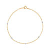 Bracelet or 750 2 tons