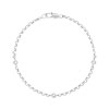 Bracelet or 750 blanc diamant