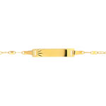Gourmette or 750 jaune personnalisable