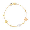 Bracelet 3 ors 750 18 cm