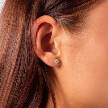 Boucles d'oreilles or 750 jaune